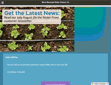 Tablet Screenshot of marinwater.org